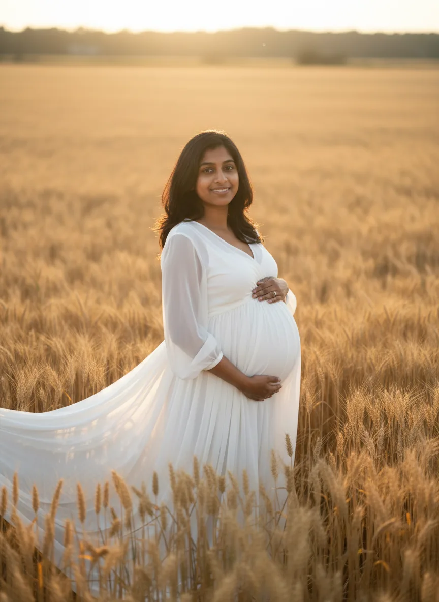 AI Maternity Photoshoot sample made with Nano Banana