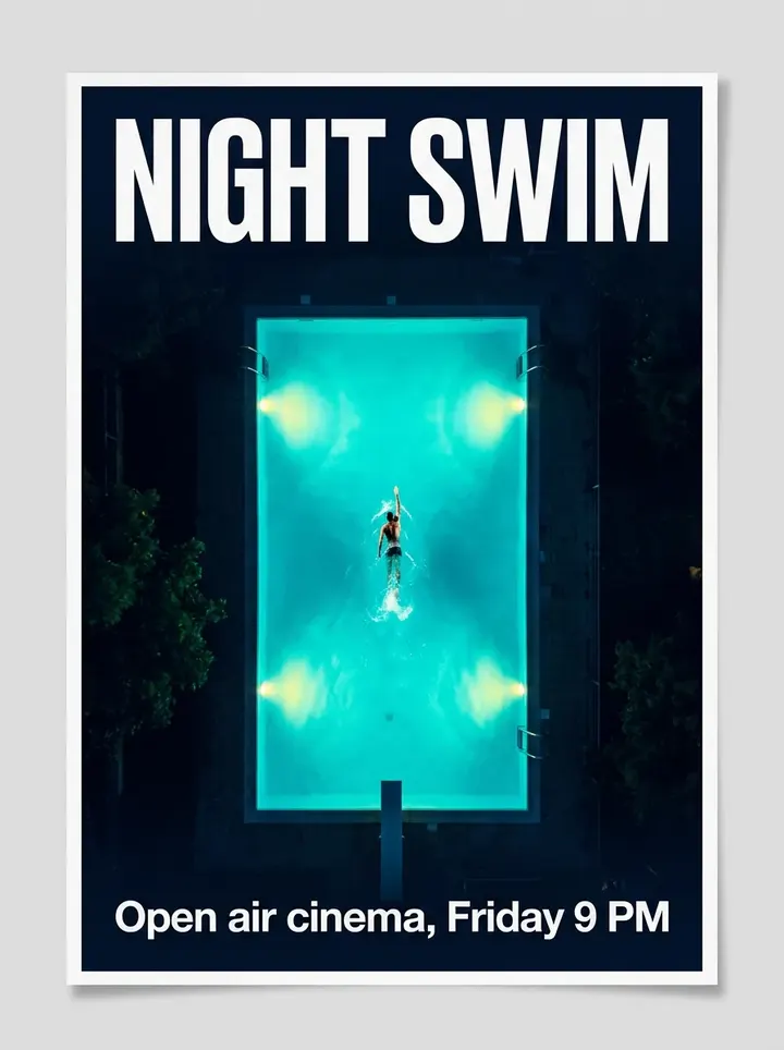 AI Poster Generator sample made with Nano Banana 2