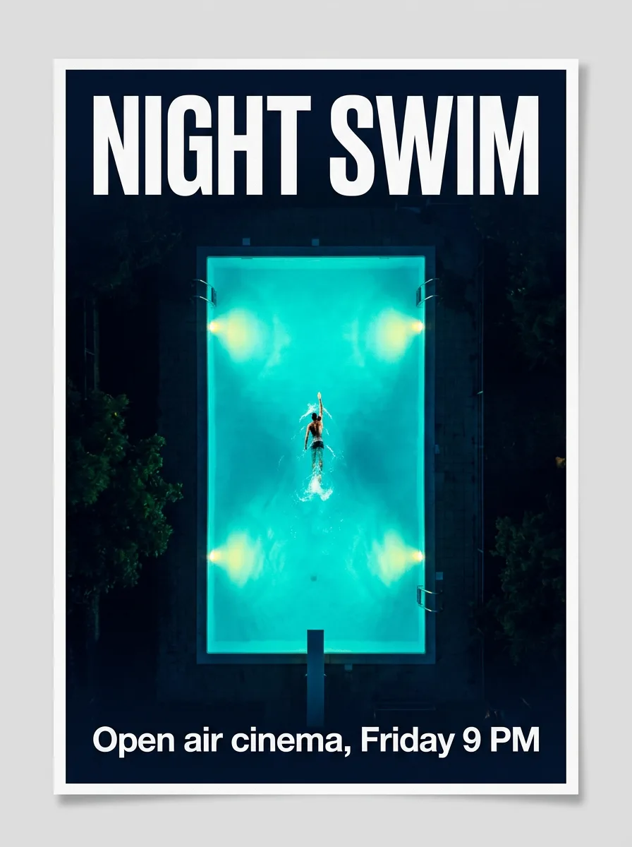 AI Poster Generator sample made with Nano Banana 2