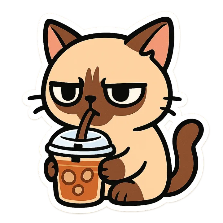 AI Sticker Maker sample made with GPT Image 1 Mini